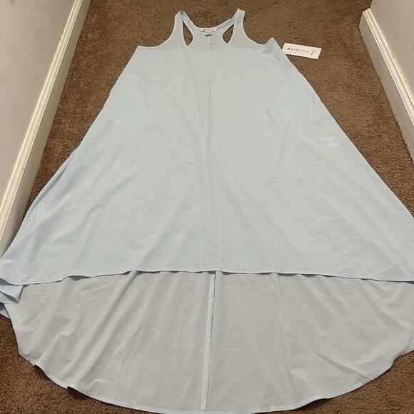 Athelta Presidio Dress Size XS Athenian Blue Sold Out New W Tags - Picture 1 of 7